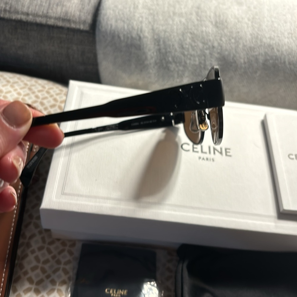 Celine Metal Triomphe 57MM Pilot Sunglasses - Picture 5 of 9